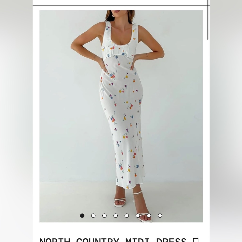 Rumored North Country Midi Dress | Splash Floral - S